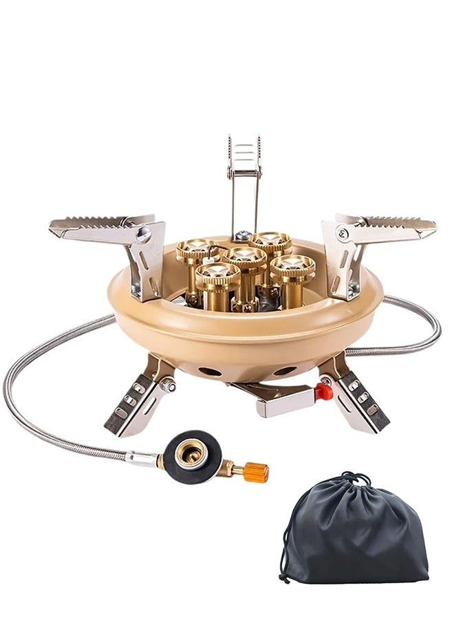 TaqwaMart Portable Camping Stove, Backpacking Stove Portable Camping Stove Burner for Camping Stove, Hiking Stove, Camping Stove - Image 1